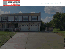 Tablet Screenshot of concretoplus.com
